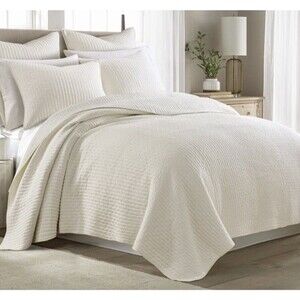 Levtex Home 3PC Full/Queen Cross Stitch Quilt Set NWT